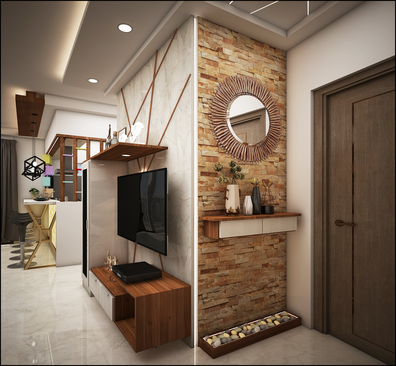 Lobby Design Ideas For Home 2023 - Decorpot Home Interiors