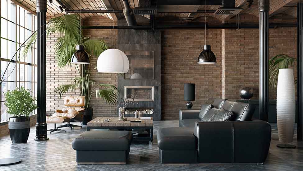Industrial Style In Home Interior Design - Interior Designers in Coimbatore