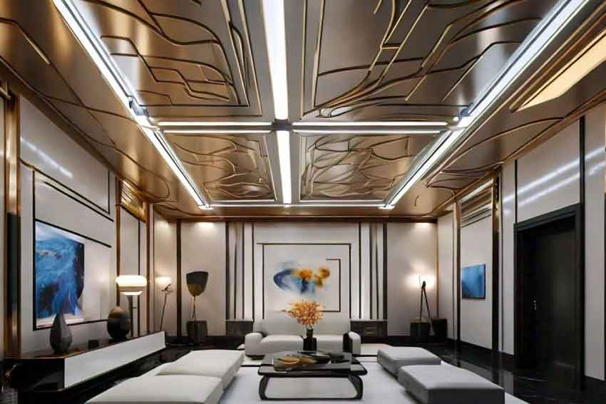Futuristic Appeal: False Ceiling Design for Room