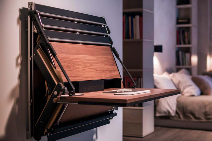 Wall-Mounted Foldable Desk