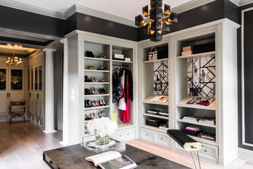 White and Black Closets