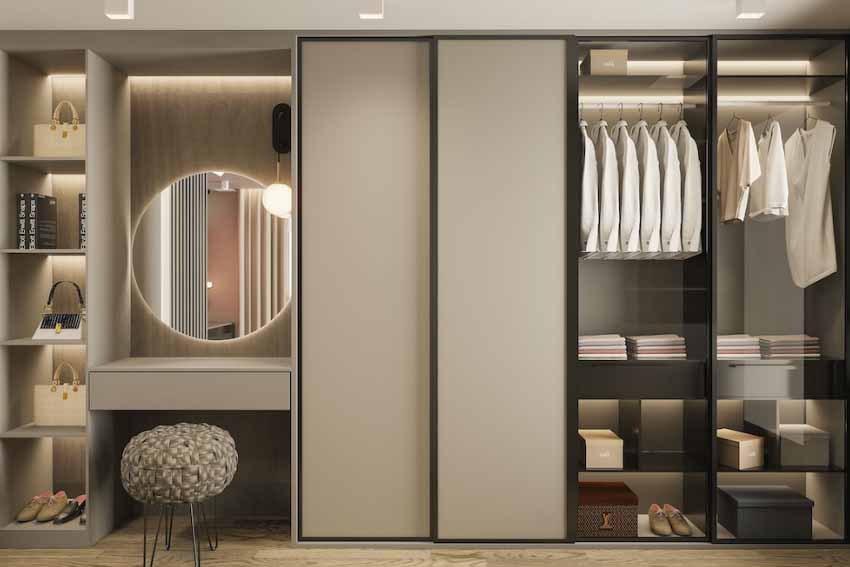 A Mirror on the Wall Closet Design