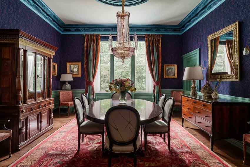 Elegant Victorian Dining Room