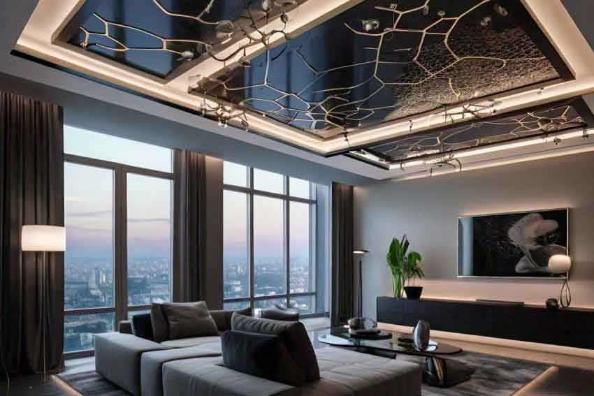 Modern Elegance: False Ceiling Design for Hall