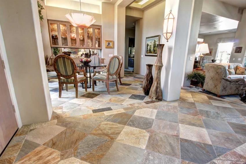 Quartzite Tiles Floor Design 2024