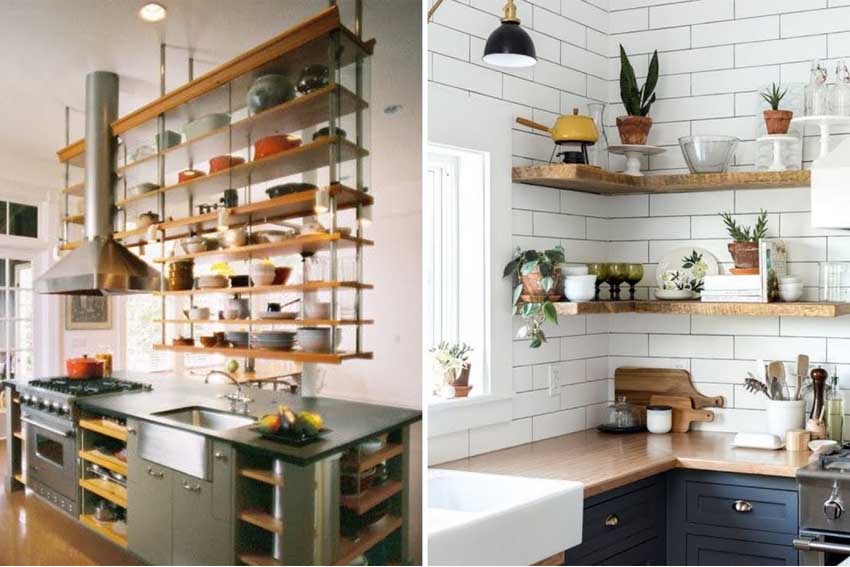 10 Simple Kitchen Rack Design Ideas
