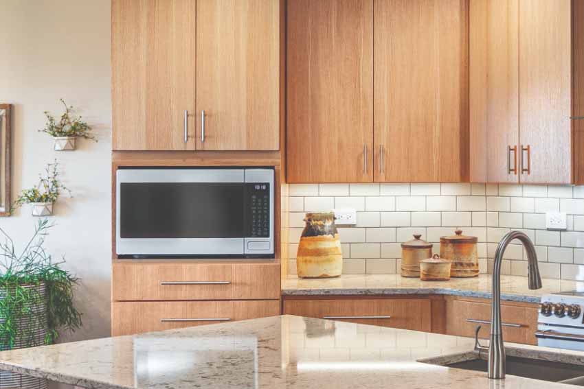 Built-in Microwave Kitchen Tall Unit Design