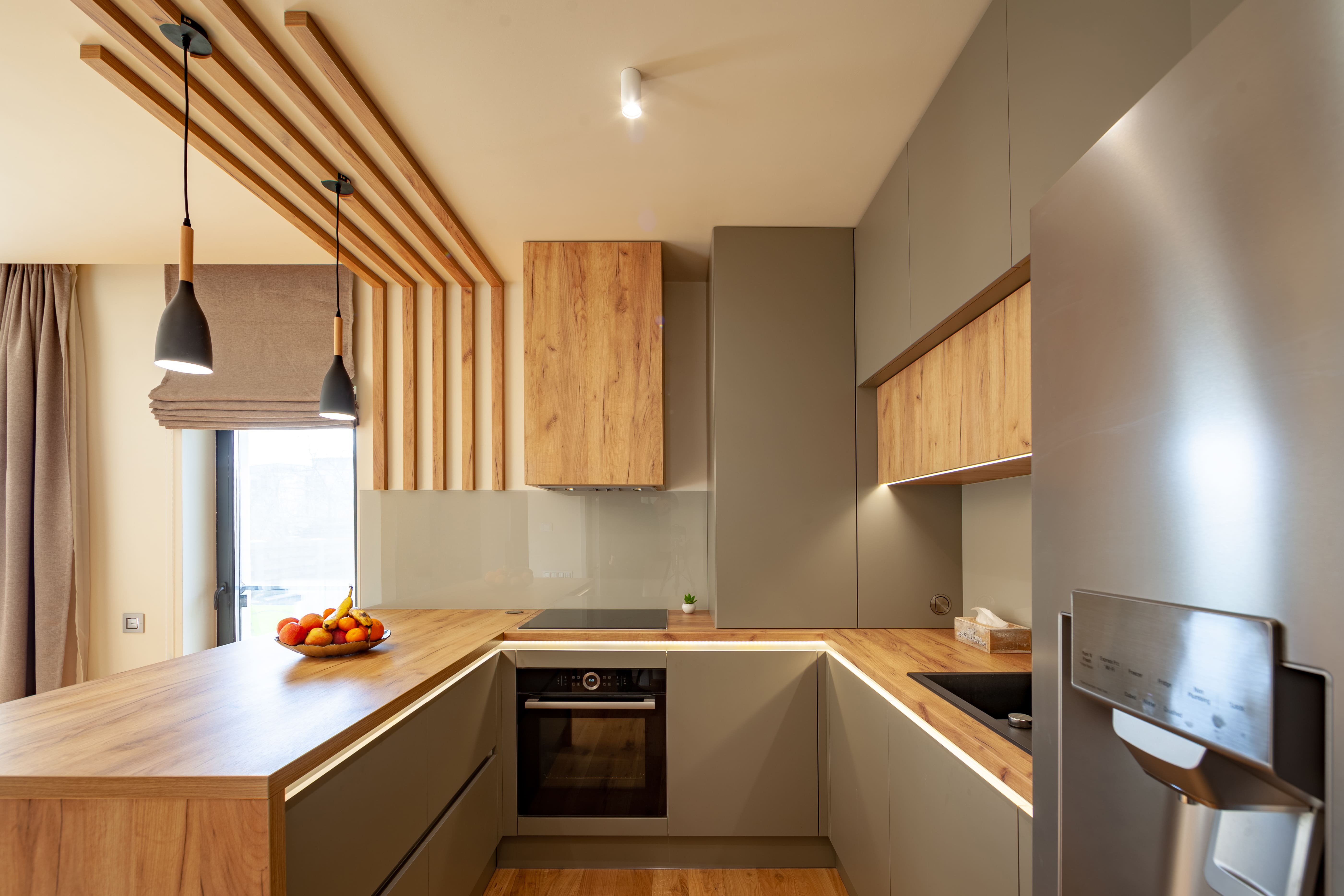 Modular Kitchen Design DWG Detail (14'x10') | Plan n Design