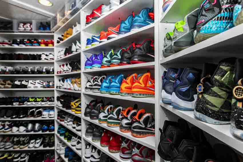 Sneakers Closet Cabinet Design